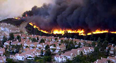 Wildfires in California, June, 2008